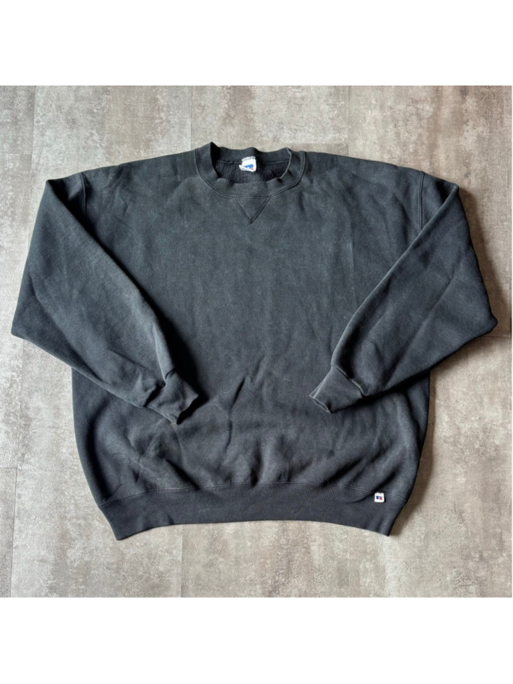 Vintage Russell Athletic Crewneck Sweatshirt Mens XXL Black